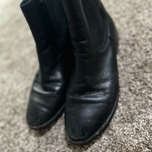 Thursday Boot Company Black Leather Ankle Booties
